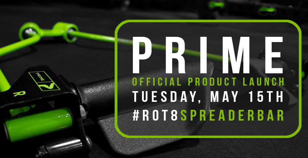 PRIME Fitness Product Launch: RO-T8 Spreader Bar