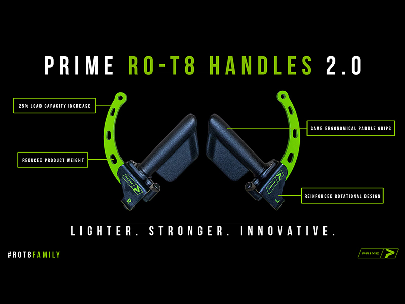 PRIME Launches RO-T8 2.0 Handles - PRIME Fitness USA