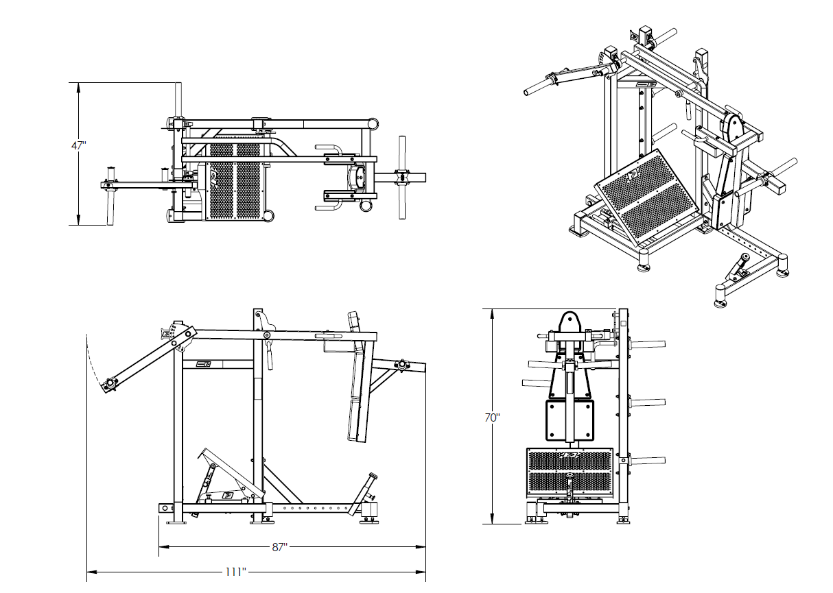 PLATE LOADED I Pendulum Squat