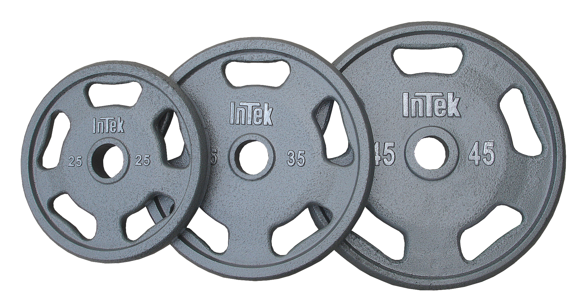 INTEK STEEL OLYMPIC PLATES | COMPLETE BUNDLE - PRIME Fitness USA