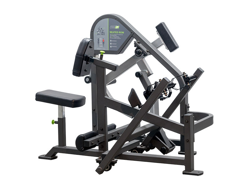 Seated row with weight machine 